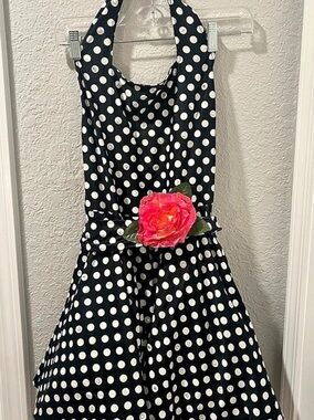 Dance - Girls Polka Dot Petticoat Dress With Accessories